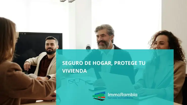 Imagen de personas cerrando trato de seguro para su hogar Immorambla