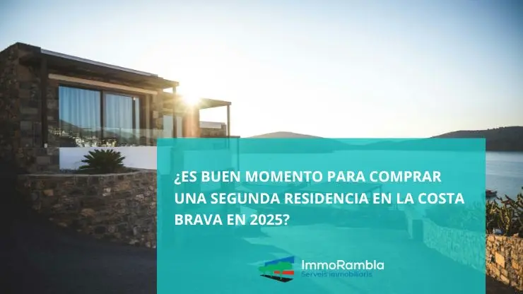 Vista de una segunda residencia en la Costa Brava frente al mar en 2025